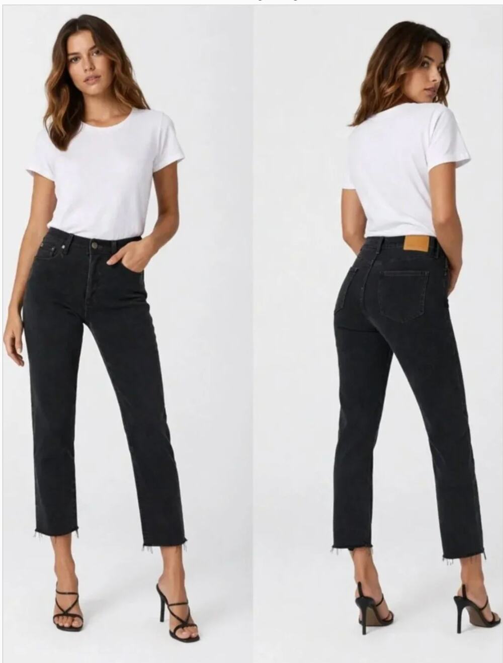 Denim Forum The Arlo High Rise Straight Leg Jeans Size 26